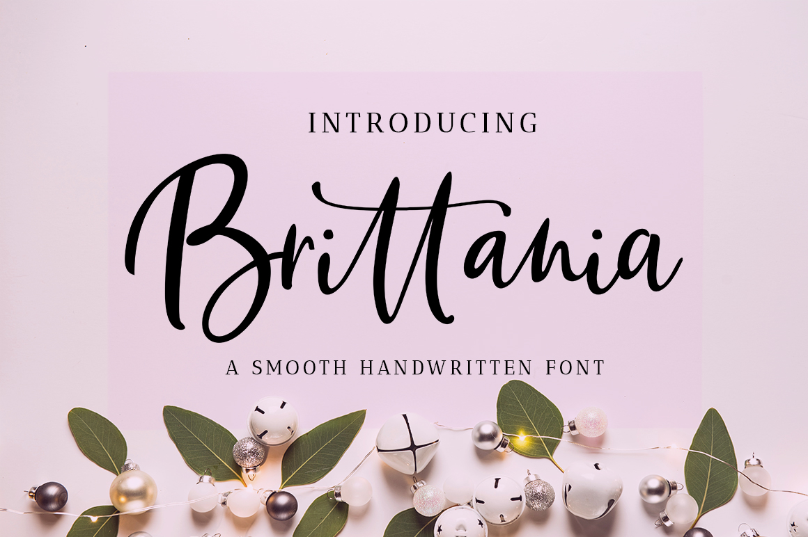 Brittania Script: A Timeless Handwritten Font